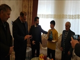 دیدار با خانواده شهید مدافع سلامت عباس انصاری