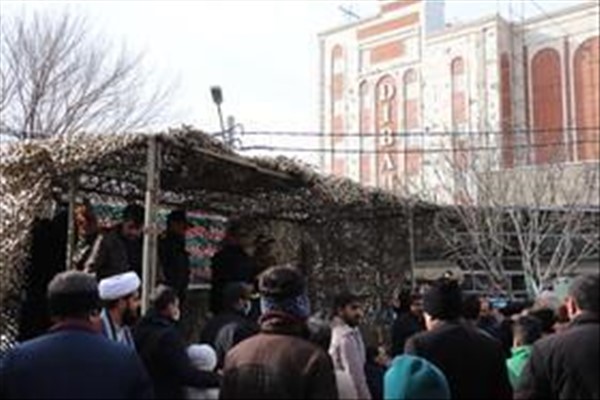 تجمع اعتراضی مردم در سراب بر علیه تخریبگران برگزار شد