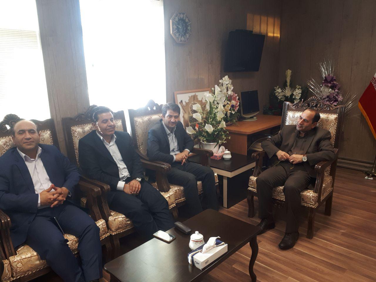 نشست مشترک با فرماندار