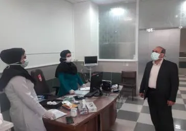کلینیک غربالگری کرونا در مرکز بهداشت سراب در سه شیفت کاری فعالیت دارد